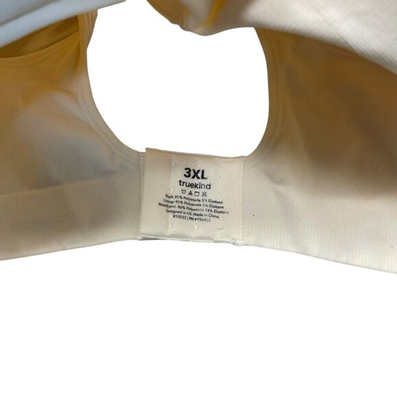 TRUEKIND Daily Comfort Wireless Shaping Bra Beige Size 3XL NEW NWT Adjustable - Picture 5 of 7